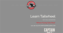 Desktop Screenshot of learntailwheel.com